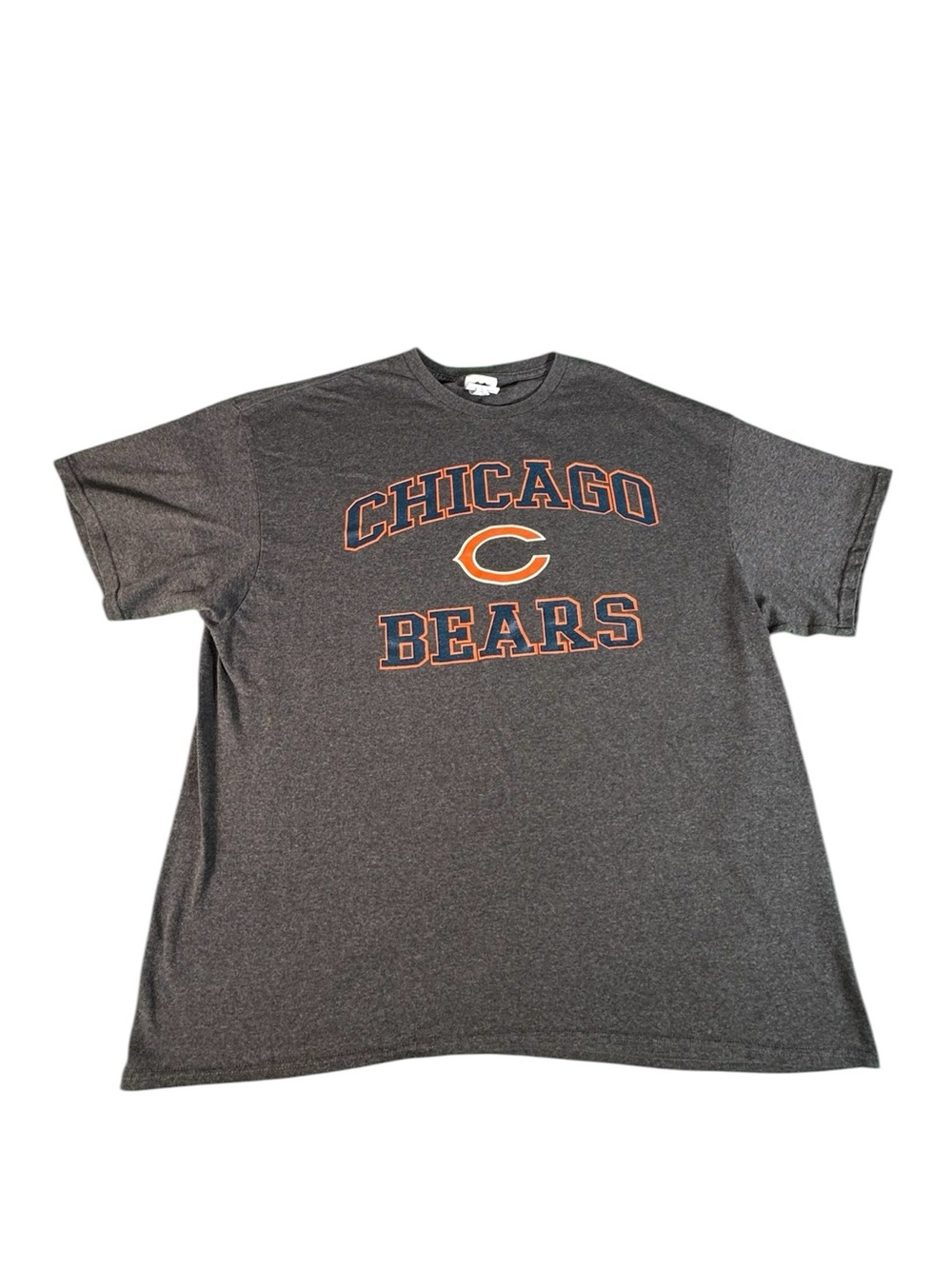 Chicago Bears Majestic T-Shirt Mens 2XL Gray NFL Football Graphic Tee